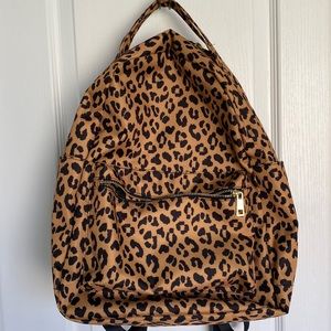Leopard Time and Tru Backpack